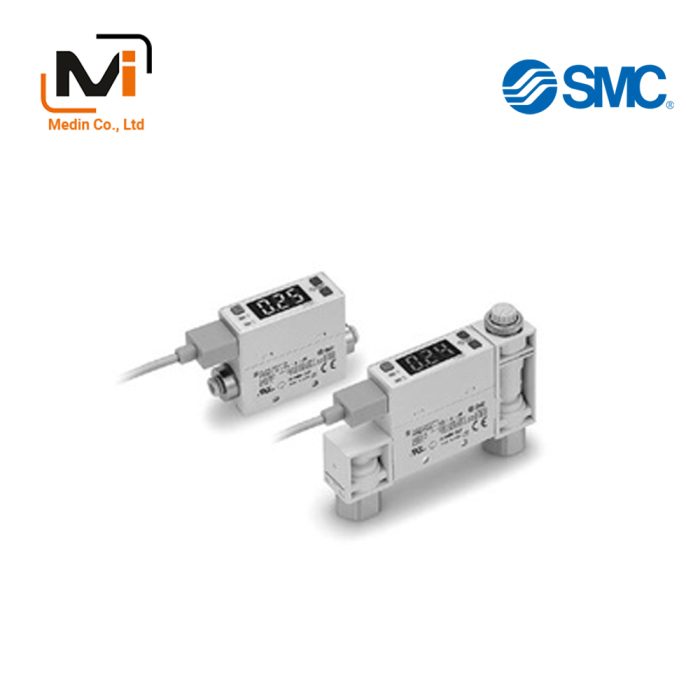 2-Color Display Digital Flow Switch, Integrated Display Type PFM7 Series - Cảm Biến Áp Suất SMC