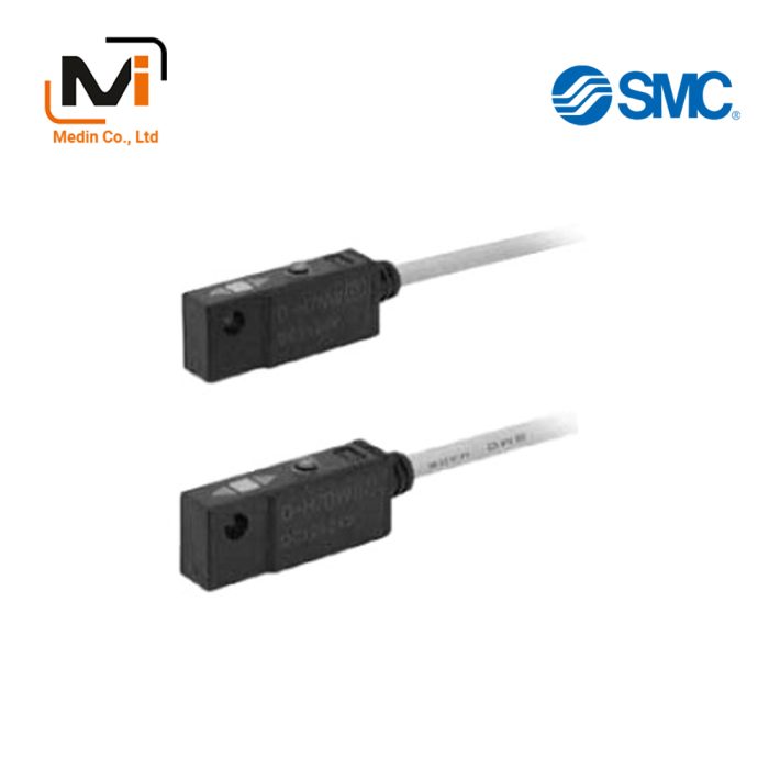2-Color Display Type Non-Contact Auto Switch, Band Mounting Type, D-H7NW/D-H7PW/D-H7BW - Cảm biến xi lanh khí SMC