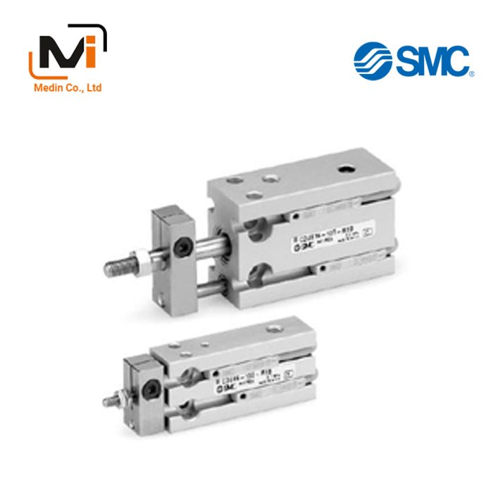 CUK Series Free Mount Cylinder, Non-Rotating Rod Type, Single Acting, Spring Return/Extend – Xi Lanh Khí Nén SMC