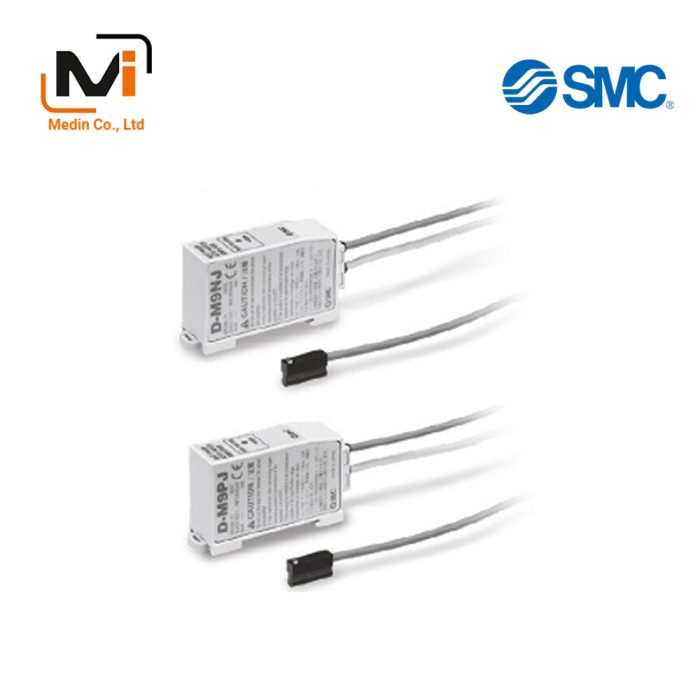 Heat-Resistant 2-Color Indication Type Solid State Auto Switch, Direct Mounting Style, D-M9NJ/D-M9PJ - Cảm biến xi lanh khí SMC