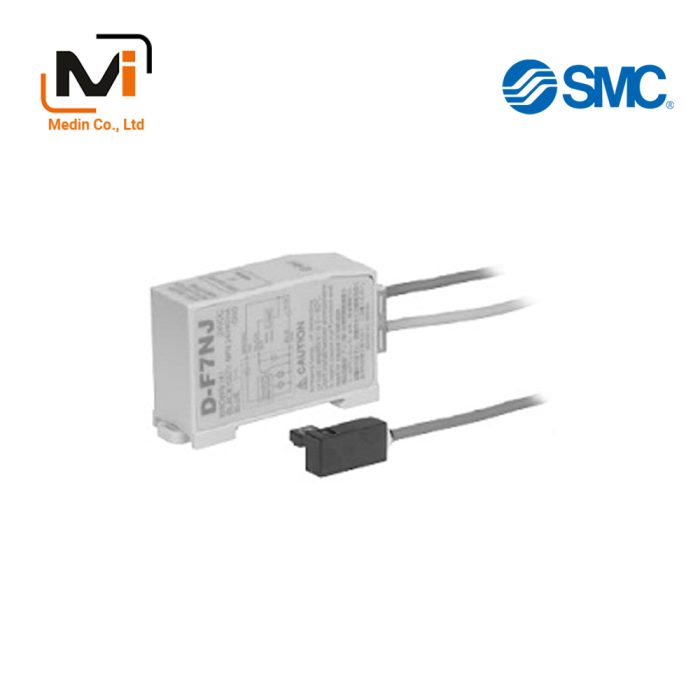 Heat-Resistant 2-Color Indication Type Solid State Auto Switch, Rail Mounting-Style, D-F7NJ - Cảm biến xi lanh khí SMC