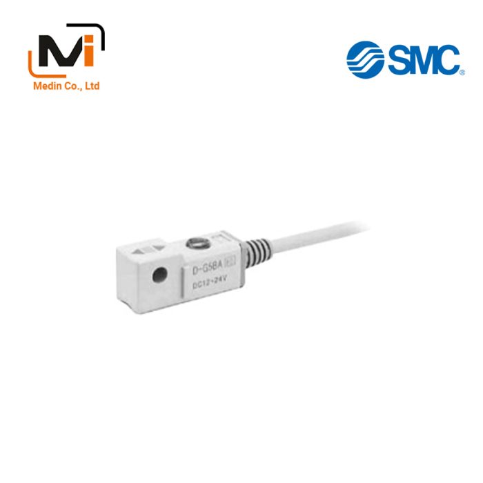 Water Resistant 2-Color Indication Type Solid State Auto Switch, Band-Mounting Style, D-G5BA - Cảm biến xi lanh khí SMC