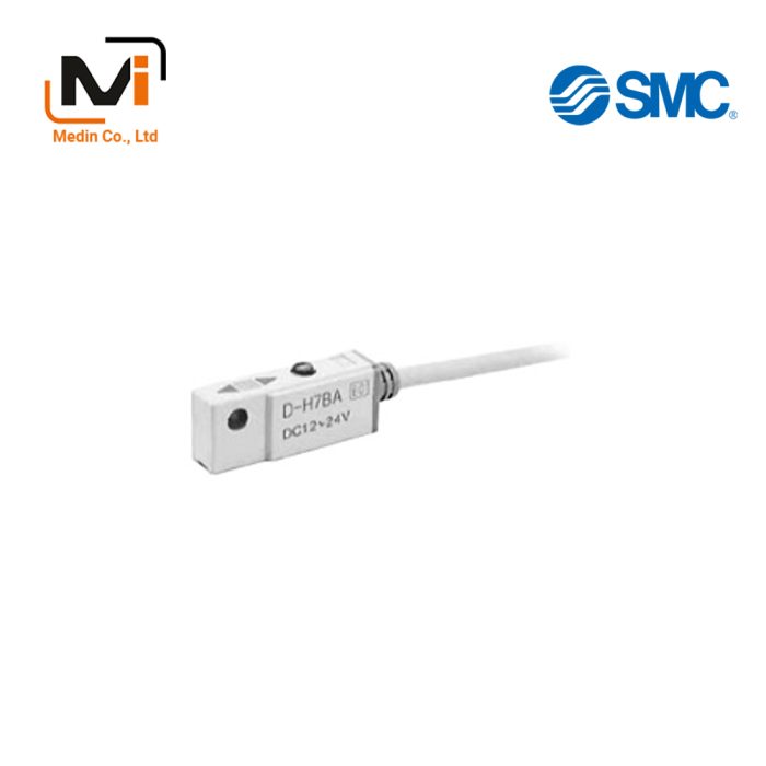 Water Resistant 2-Color Indication Type Solid State Auto Switch, Band-Mounting Style, D-H7BA - Cảm biến xi lanh khí SMC