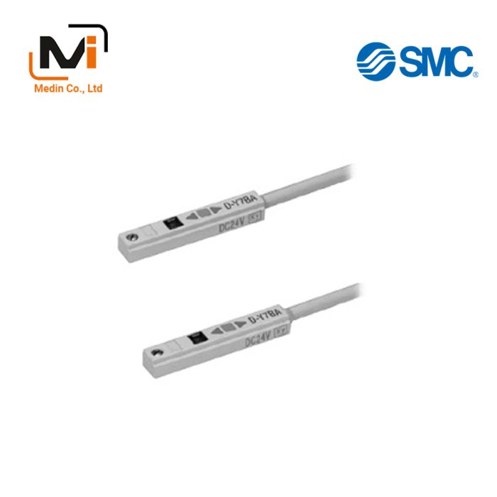 Water Resistant 2-Color Indication Type Solid State Auto Switch, Direct Mounting Style, D-Y7BA - Cảm biến xi lanh khí SMC