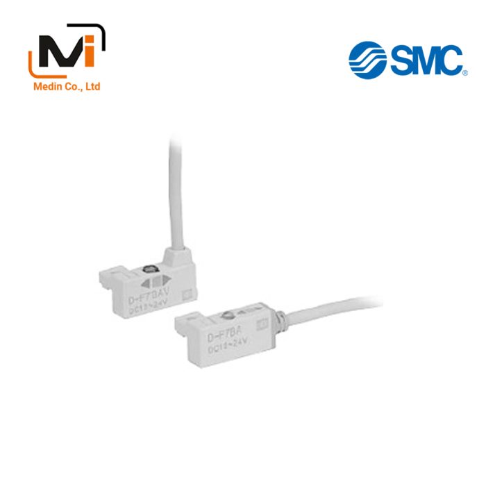 Water Resistant 2-Color Indication Type Solid State Auto Switch, Rail Mounting-Style, D-F7BA(V) - Cảm biến xi lanh khí SMC